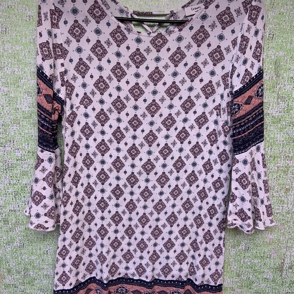 Urban Girl Gauze Tunic Blouse Size Small (S) - Picture 1 of 6